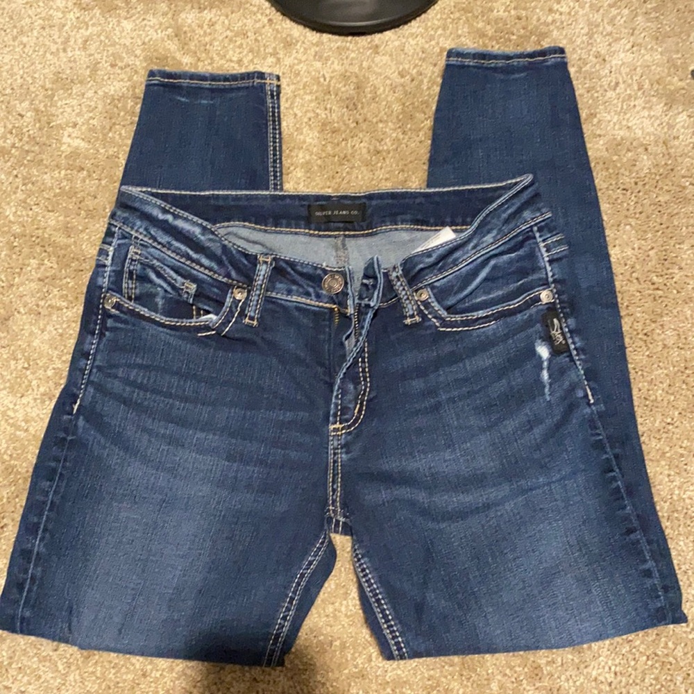 Silver Suki Skinny jeans size W29/L27 smoke free